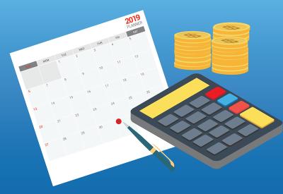 Illustration of budgeting season