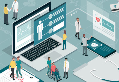 Illustration of data in use in a hospital setting