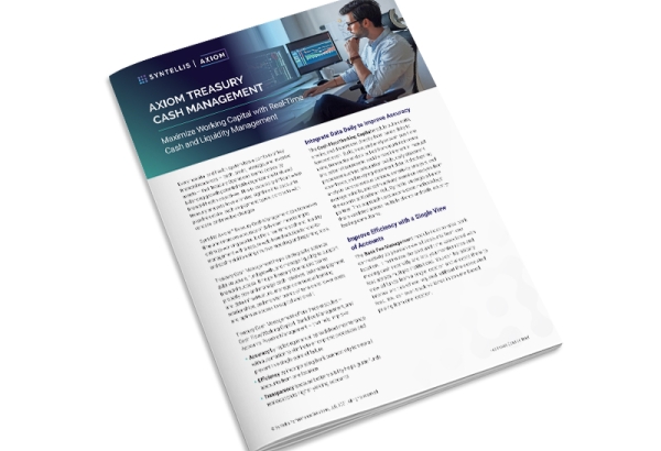 Solution brief thumbnail: Axiom Treasury Cash Management