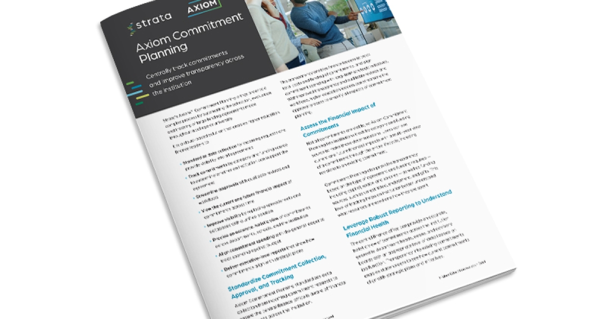 Axiom Commitments - Solution Brief | Strata Decision Technology