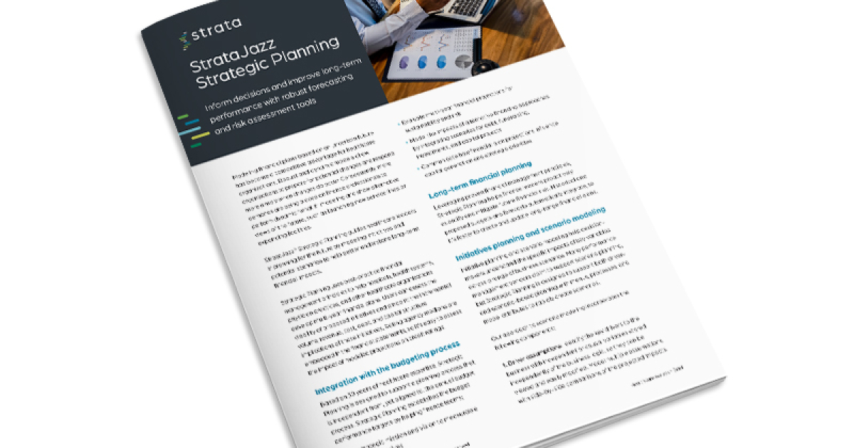 StrataJazz Strategic Planning | Strata Decision Technology